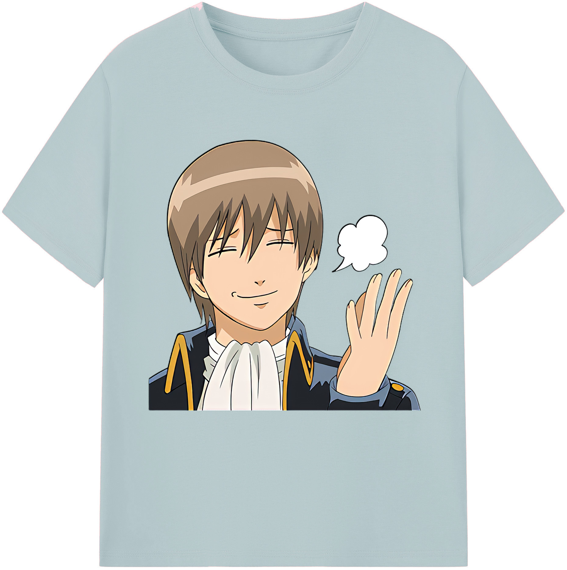 （画像用） ぎんたま 坂田銀時（さかたぎんとき） 神楽 志村新八（しむら しんぱち） GINTAMA Sakata Gintoki Kagura Shimura Shinpachi 綿100％半袖Tシャツ（フロントプリント）